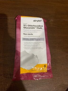 Stryker Sage 2% Chlorhexidine Gluconate cloth